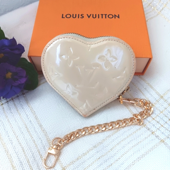 LOUIS VUITTON Monogram Vernis Portomone Cool Coin Purse Heart Case M91479 - Picture 7 of 17